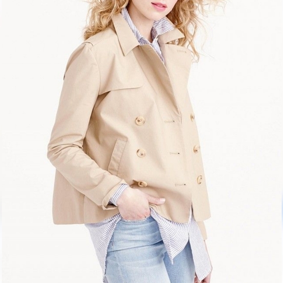 J. Crew Jackets & Blazers - J. CREW | Japanese Poplin Swing Coat